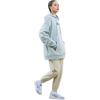Li Ning Sports Life Collection Sweatshirt Unisex Gray Mist Green AWDRD42-3