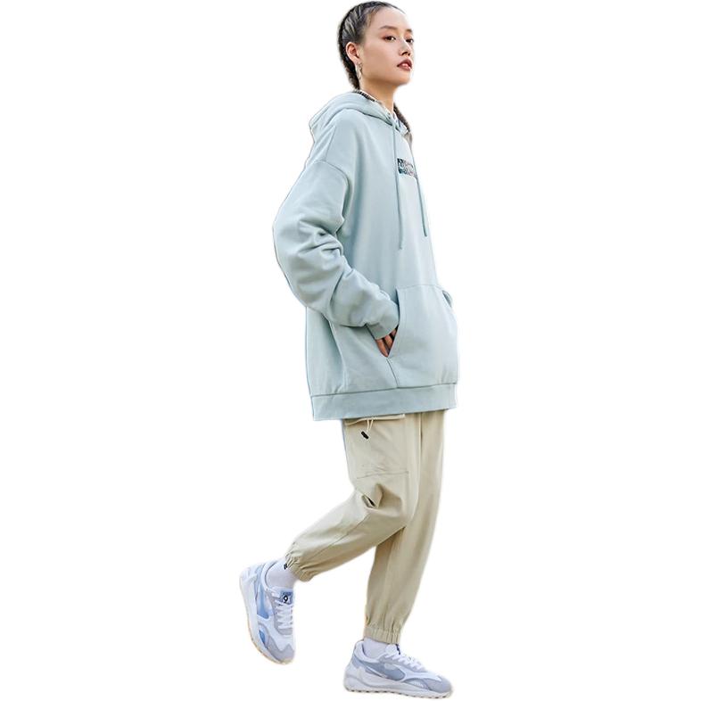 Li Ning Sports Life Collection Sweatshirt Unisex Gray Mist Green AWDRD42-3
