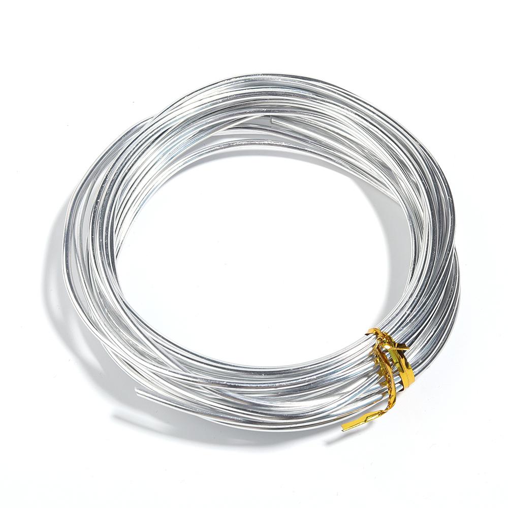 Colorful Aluminum Wire For Ornament Making DIY Crafts Material Handmade Finding Accessories Flexible Wire Round Aluminum Wire
