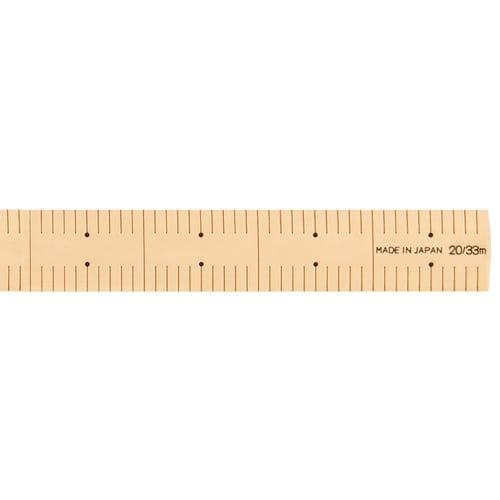 Shinwa Sokutei Bamboo Ruler, 2 Shaku, 71900