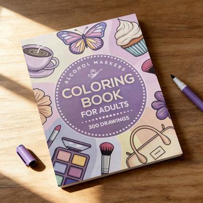 Coloring Book for Adults Beginners Easy And Simple Coloring Pages Stress Relief Coloring Project To Enjoy And Explore Colors Gift for Women Adults