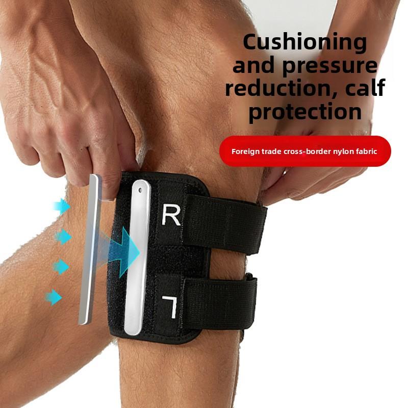 Sports Fitness Pressurized Magnet Knee Pads Size Adjustable Reshaping Straps Legs Knee Pads nero