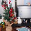Pine Cone Mini Christmas Trees Colorful String Light Christmas Pine Tree  Christmas Decoration