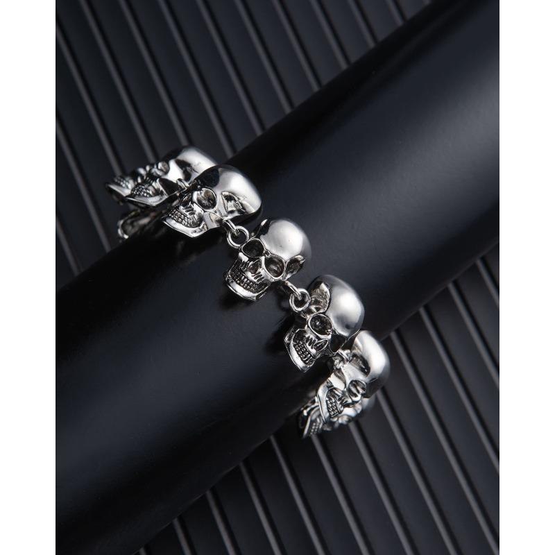 Men's Hip Hop Personalized Skull Bracelet