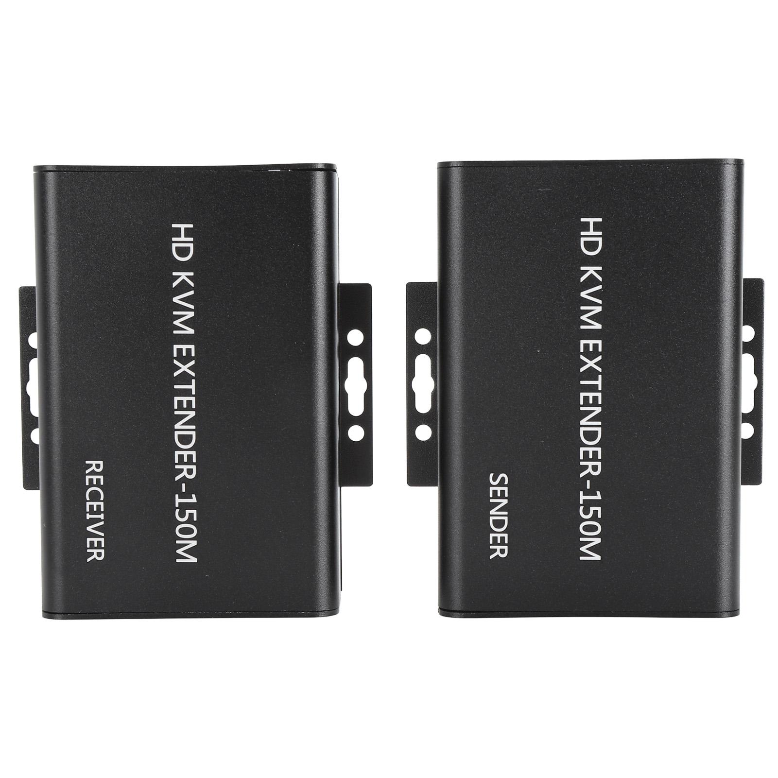 

HD KVM Extender Full HD 1080P Несжатая передача по одному кабелю Cat 5e 6 до 150 м HD US Plug