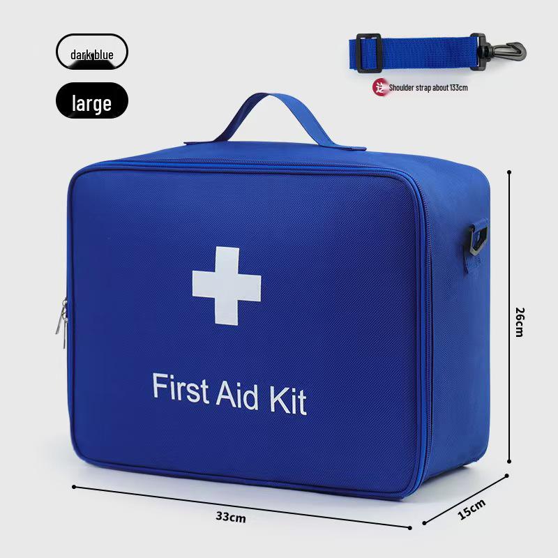 Large Capacity Portable First Aid and Medicine Storage Crossbody Bag
