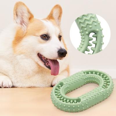 Haustier Hundespielzeug, Hundebeißringe, Langlebig zum Kauen, Zahnreinigung und Langeweile-Abbau, Hundespielzeug, das nicht kaputt geht, Interaktives Beiß-Klebespielzeug