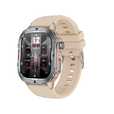 Smartwatch da Uomo per Esterni con Monitoraggio della Frequenza Cardiaca, Chiamate HD Bluetooth e Avvisi Sanitari.
