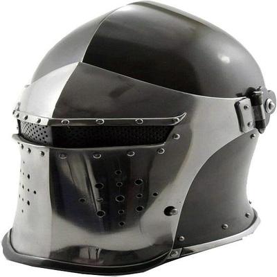 Viking  Barbuta Battle Knight Helmet Black Helmet Armor SCA LARP Replica Costume Rustic  Home Decor Gifts