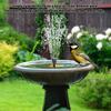 Solar Powered Water Fountain Pump with Multiple Nozzles Solar Fountain Pump Kit for Bird Bath Small Pond Garden and Lawn