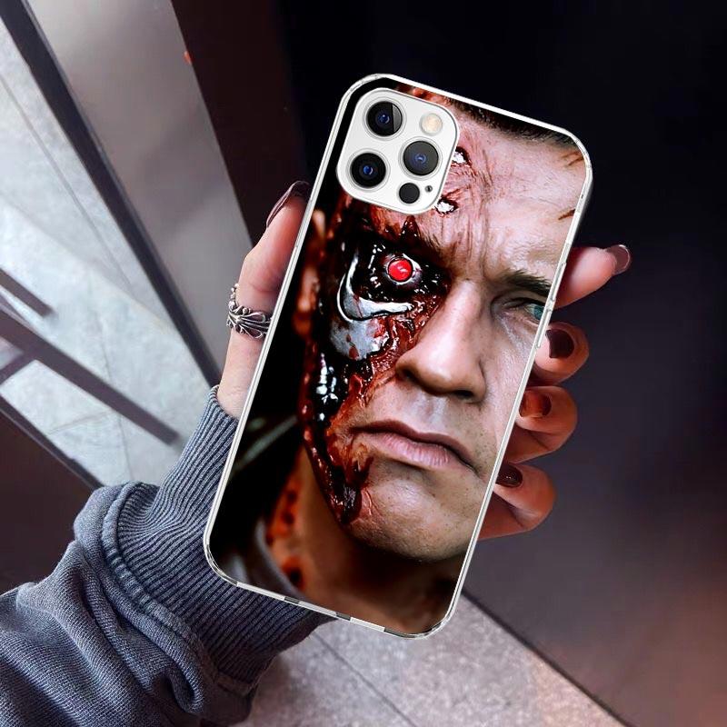 Arnold Schwarzenegger Terminator Phone Case For iPhone 17 Air 16 15 Pro Max 14 Plus 13 Mini 12 11 Cover 7 8 SE Silicone Shell Pr