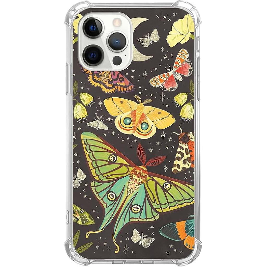West Cow Cactus Pattern Case Compatible with iPhone 16 Pro, Wild West Animal Cow Plants Cactus Cover for iPhone 16 Pro, Cool TPU Phone Case Cover