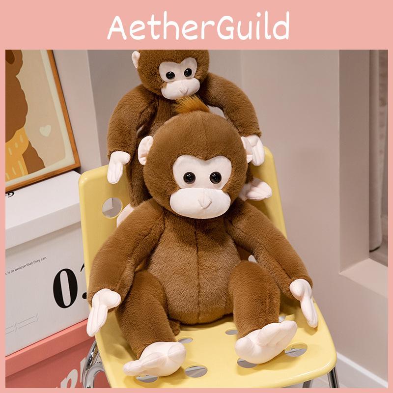 Monkey Plush Toy Stuffed Animal With Pp Cotton For Kids Room Decor