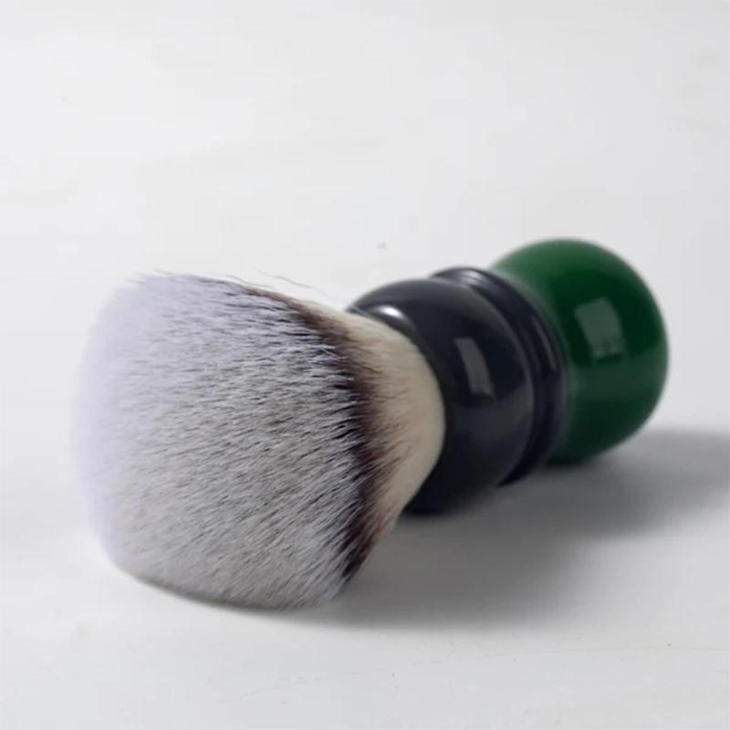 YAQI Mocha(Matcha) Hi-Res Knot Synthetic Hair Mens Wet Shaving Brush For Male Travel Portable Ideal Choice Shaving Brush