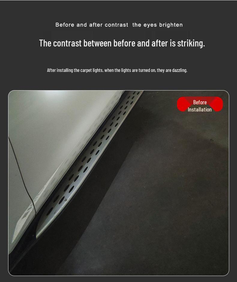 Mercedes-Benz Rearview Mirror Welcome Light for E-Class, A-Class, B-Class, C-Class, S-Class, GLC, EQC - Car Carpet Projection