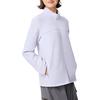 Li Ning Sports Trend Series Solid Color Hooded Three-In-One Fleece Long Sleeve Windbreaker Women Outerwear Sea-Salt-Purple AWBU024-4