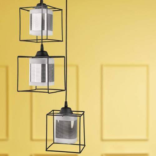 

Перу Люстра из 3 частей, черная