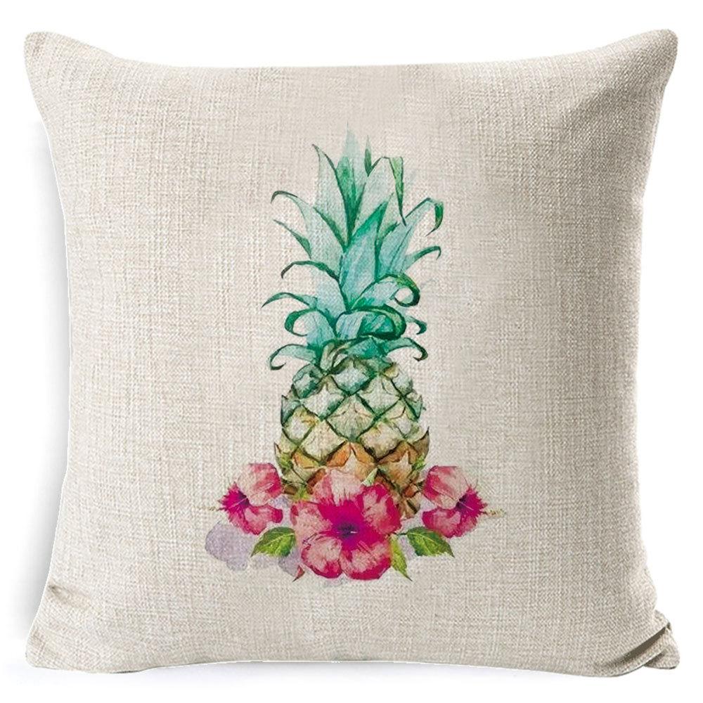 Summer Fruit Polo New Nordic Simple Throw Pillow Cover Linen Cushion Cover Pillow Cover