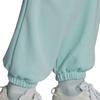 Adidas Originals Comfortable Soft Loose Fit Drawstring Mid-Rise Cuffed Knit Sports Pants Women Bottoms Mint-Green HU1620