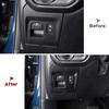 Electronic Handbrake Switch Button Panel Trim Frame for Dodge Ram 2018+ Carbon