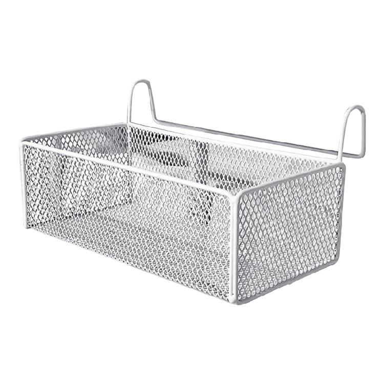 Sturdy Metal Bedsides Organizers Adjustable Storage Basket Accessory for Bunk Beds Dorms And Office Organization Medium size comes wi белый 890₽