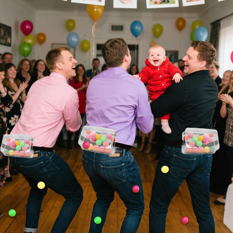 1 Set Shaking Swing Balls Party Games Sports Competition Interactive Box for Adult Children Coordination Training Kids 30 Balls