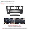 For BMW E60 Series 5 2004-2009 Carbon Fiber Center Console CD Panel Trim Frame Sticker Tuning Car Interior Decor Accessories