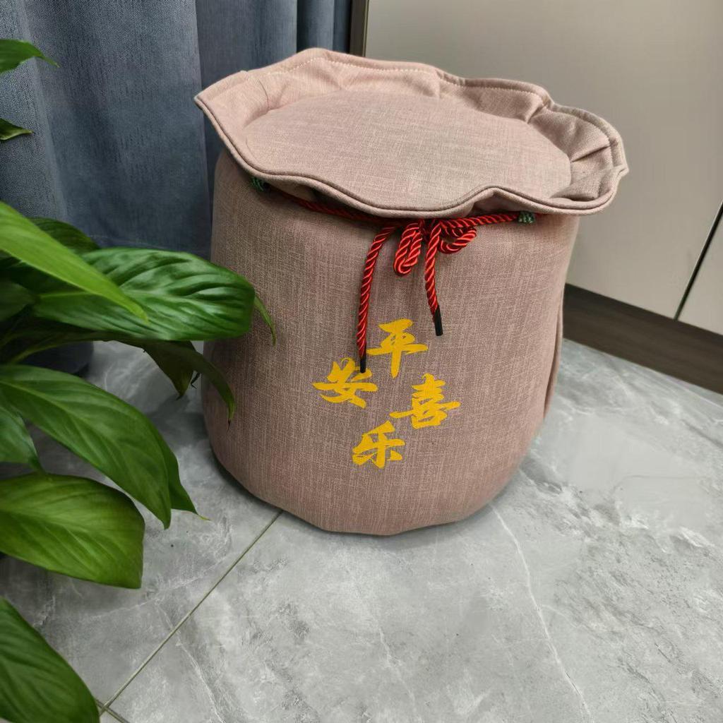 Compact Padded Footstool: Versatile for Sofa, Living Room, or Entryway