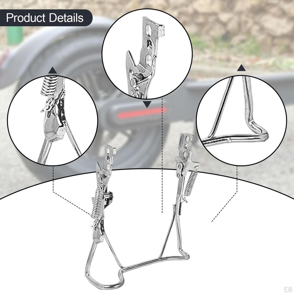 Bike Drop Stand Parking Rack Double Foot Rear Kickstand for Adults