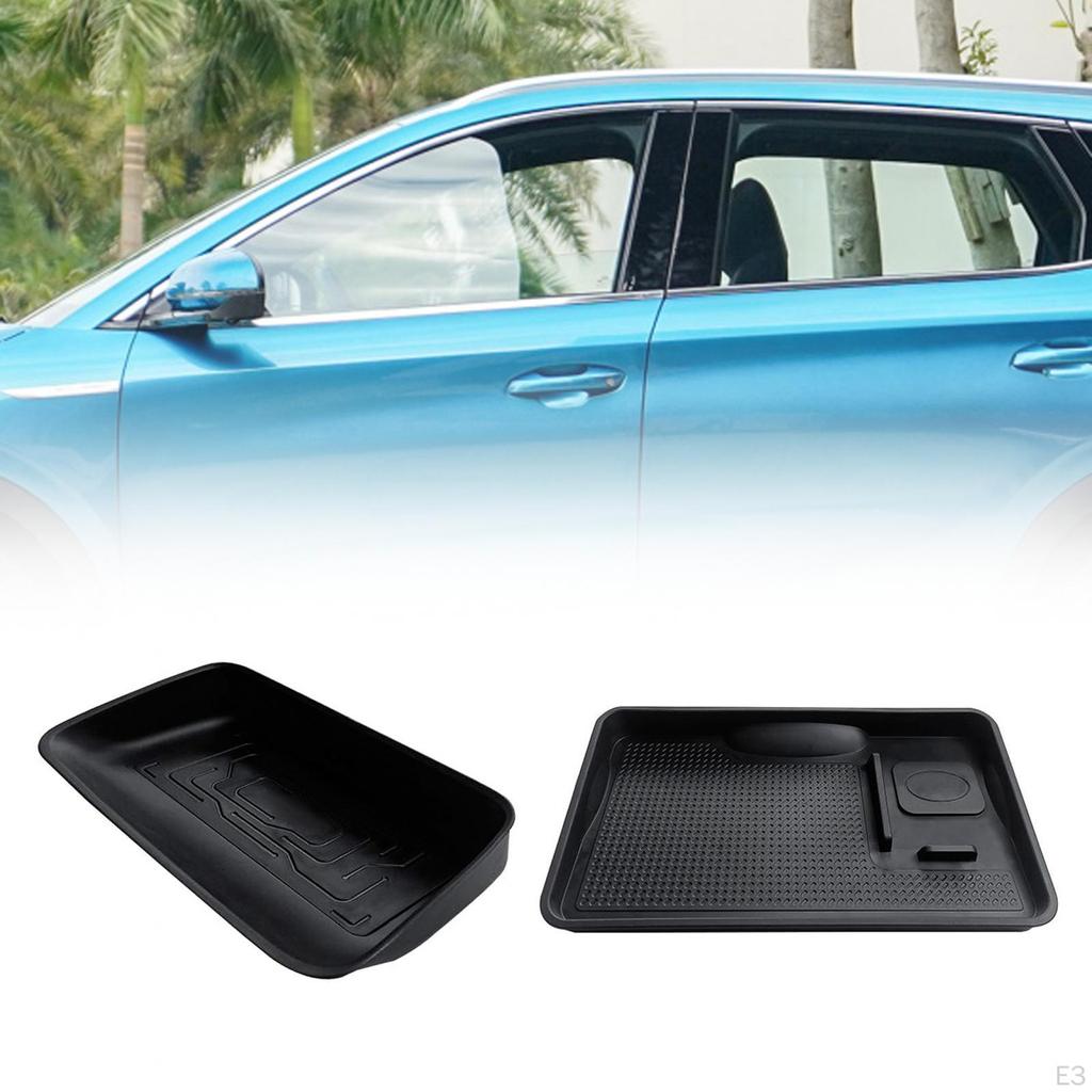 Car Armrest Storage Box Durable Holder for Byd Dolphin Directly Replace Under the Display