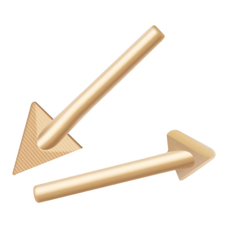 Triangular Copper Tip Plastic Bumper Leather Repair Tool Ergonomic Design