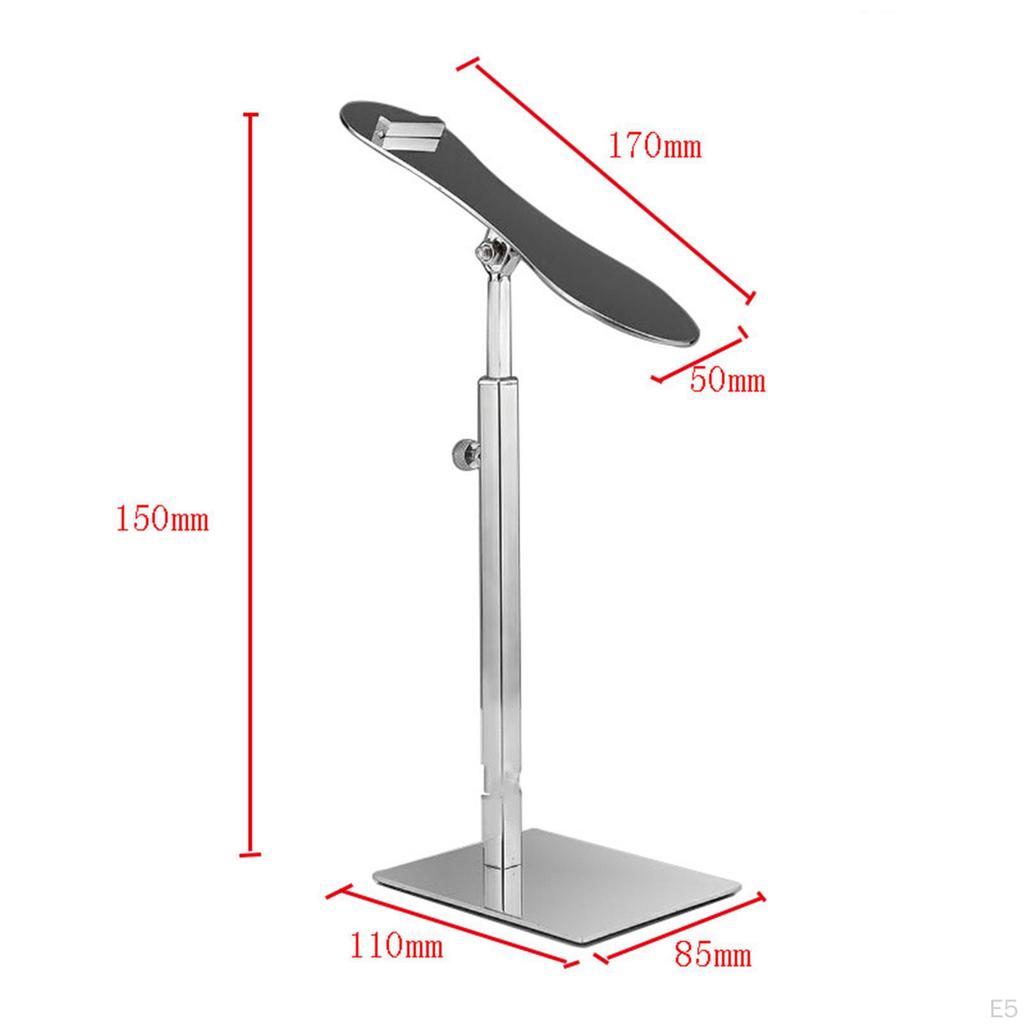 Stand Prop Adjustable Shoe Riser Rust Resistant Rack Organizer High Heel Shelf for Shopping