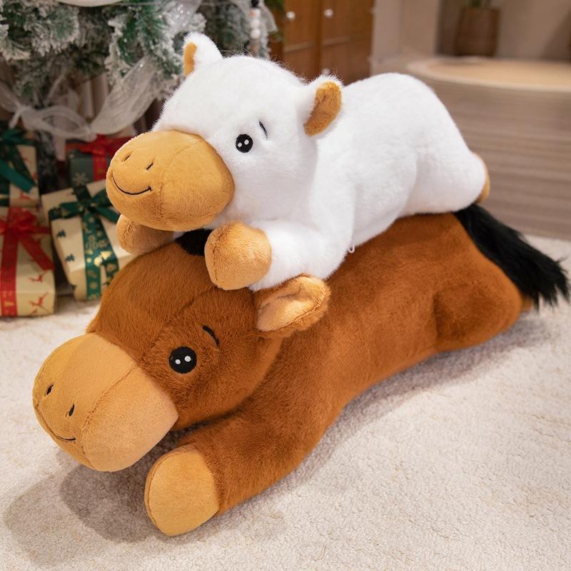 Cute Horse Doll Plush Toy Foal Doll Children Soothing Doll Birthday Gift