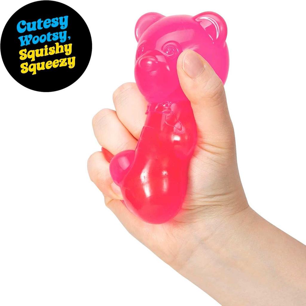 Sans Boîte 8cm Mignon Ours en Gomme Jouet Sensoriel à Presser Avec Remplissage de Type Gelée Rebond Lent Jouet Anti-Stress Pour Soulager l'Anxiété
