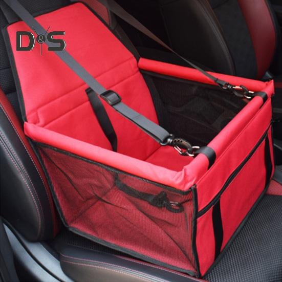 Torba na siedzenie dla psa w samochodzie składana torba transportowa dla zwierząt wodoodporna pusta wentylowana siatka regulowany pasek stabilny kosz do przenoszenia psa kota torba podróżna dla zwierząt