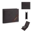 Baellerry RFID Anti Theft Protection Card Holder for Men Vintage Design Short Tri-fold Wallets Business Fashion Purse