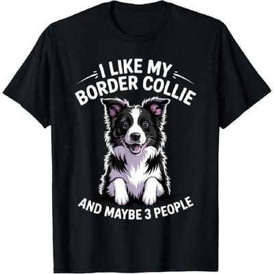 Border Collie Design For Men Women Kids Border Collie Lovers T-Shirt