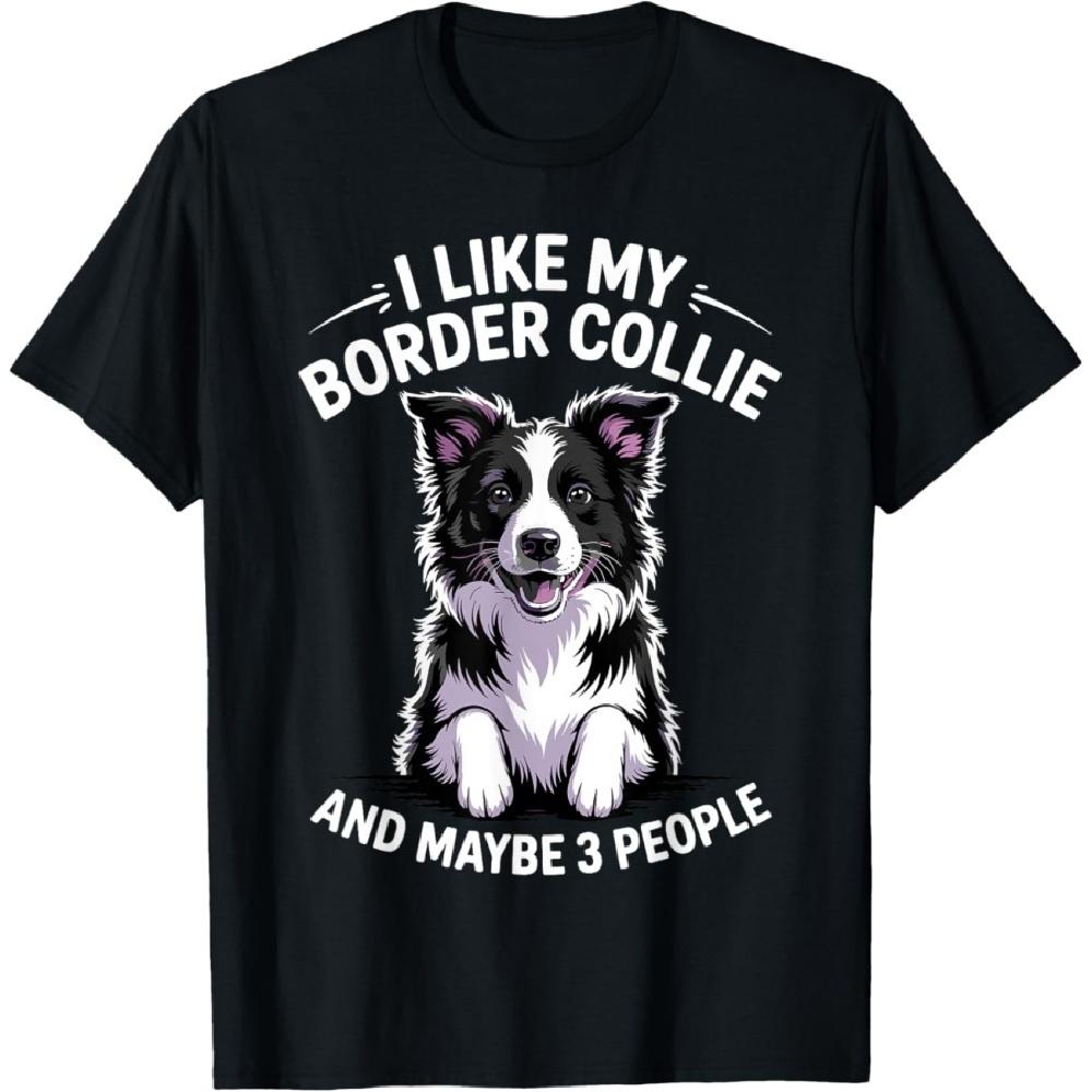 

Border Collie Design For Men Women Kids Border Collie Lovers T-Shirt S