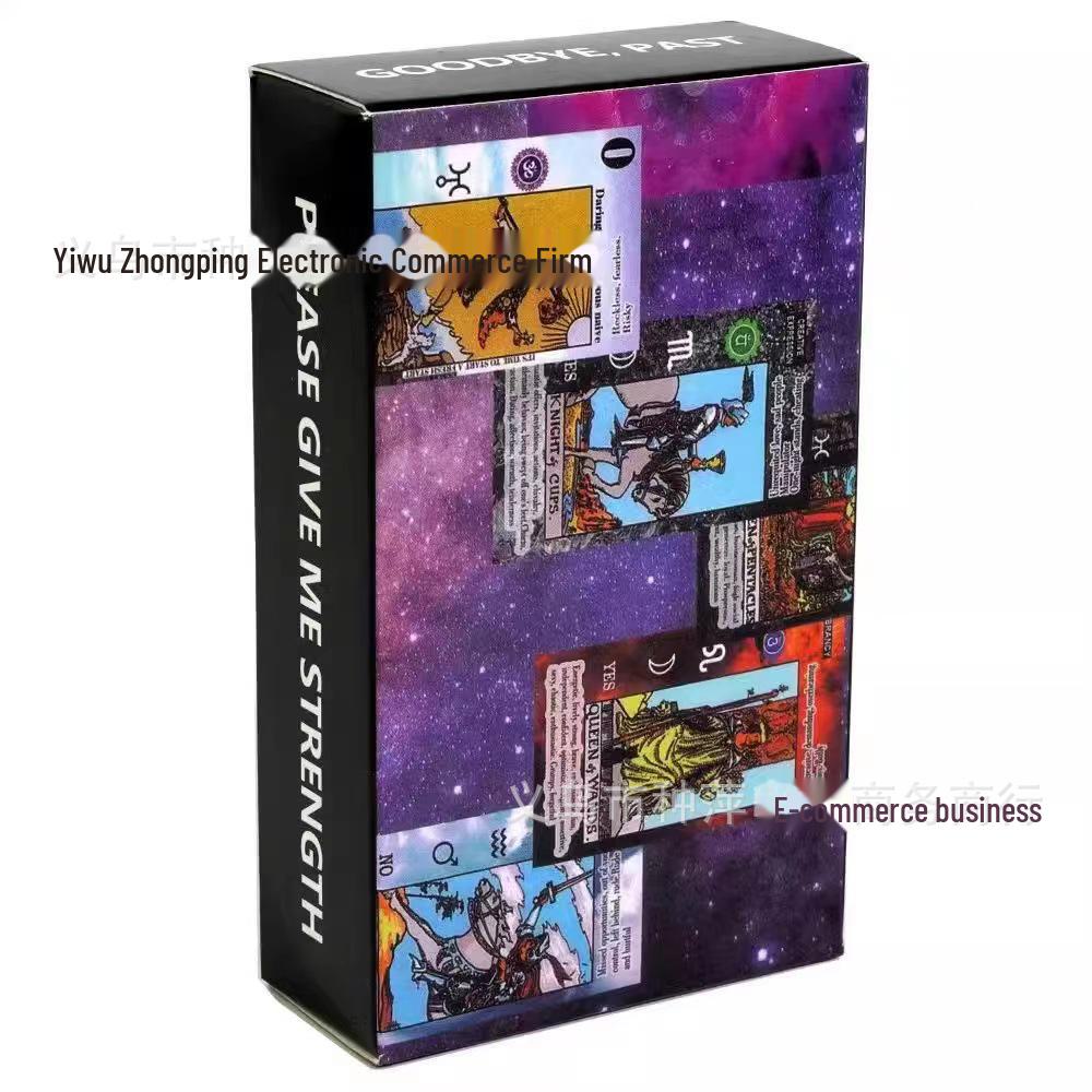 Neon Cat Rider Tarotkarten - Englisches Waite Deck