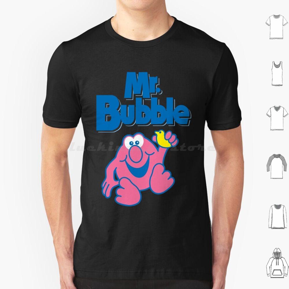 Mr Bubble T Shirt Big Size 100 Cotton Mr Bubble Bubble Mr Retro Vintage Child Children Childhood Sixties Bath Bath Time S