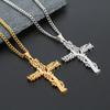 Stainless Steel Christian Tree Cross Necklace for Women Men Pendant Necklaces Retro Religion Jewelry Gift New Design Bijoux