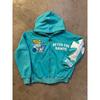 American street hot-selling hooded cardigan casual sweater letter 3d printed jacket trendy top street