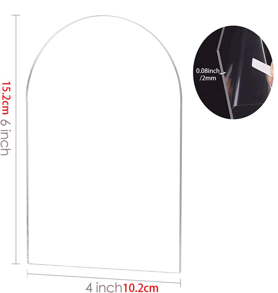 Wholesale Clear Acrylic Sheet Acrylic Panel Cast Board for Picture Frame Glass Replacement, DIY Projects, Craft, Painting,Sign