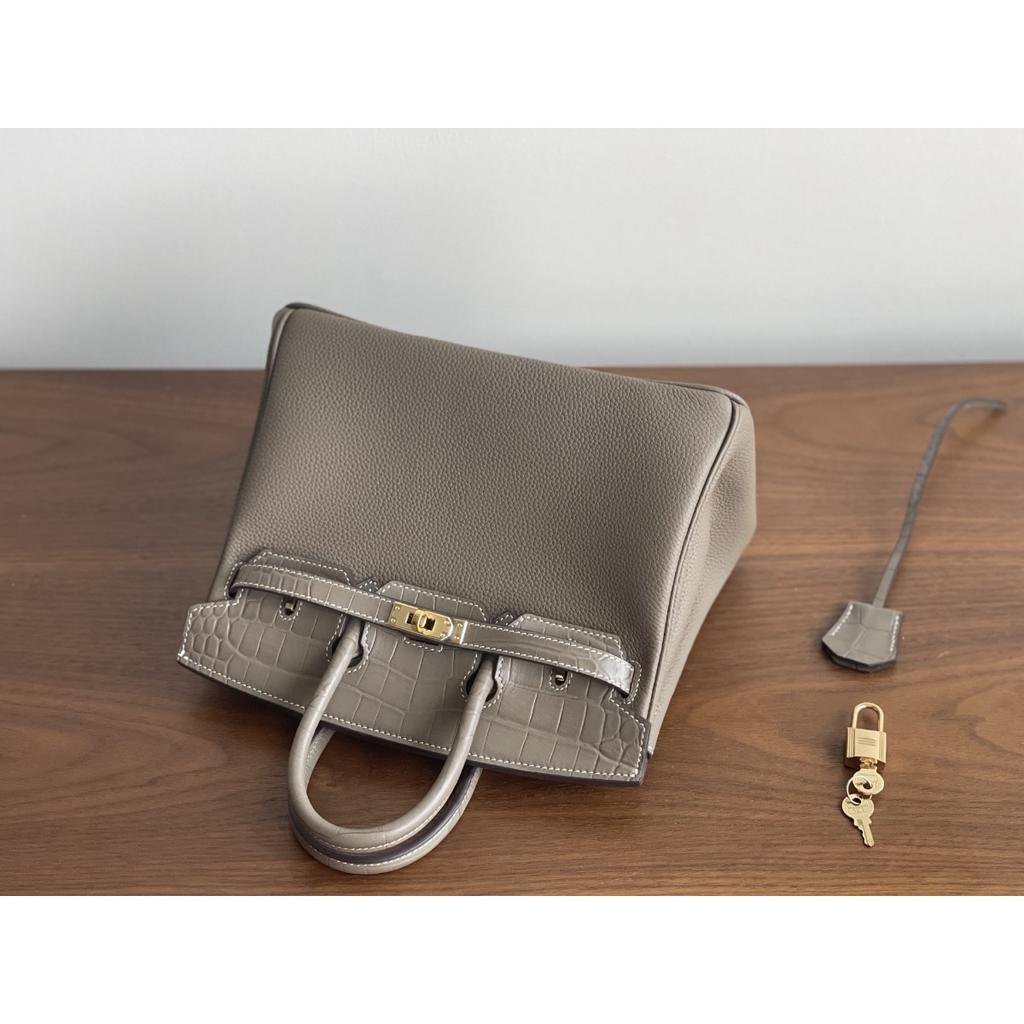 Kazilan platinum crocodile pattern with TOGO leather portable fashion high sense versatile bag women