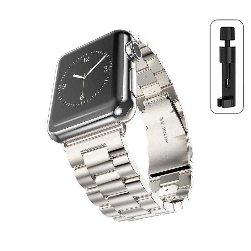 Stainless Steel Strap For Apple Watch Ultra 2 49mm 45mm 41mm 40mm 44mm 46mm Watch Strap Metal Bracelet For iWatch 10 9 8 7 6 5 4