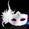 Halloween Costume Party Lace Mask Cosplay Princess Dress Up Half Face Mask Lily Flower Party Sexy Dress Mask Wearing Accessories
