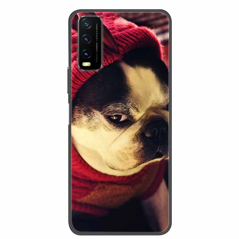 For Vivo Y20 Case Marble Soft Silicone Back Case for Vivo Y20S Y20 S Y 20i Phone Cover for Vivo V2027 Y20i Coque Funda Bag