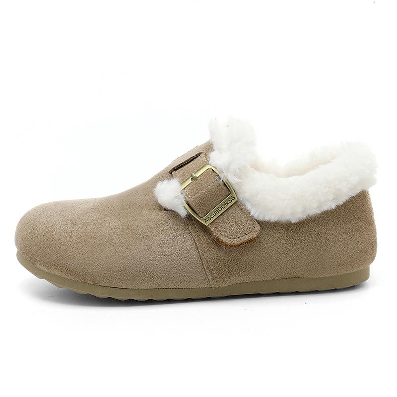 Women s autumn and winter new women s shoes platform-soled warm cotton shoes velvet thickened snow boots 35