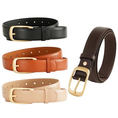 Summer Women's Belt Imitation Leather Pin Buckle Belt Niche Design Versatile Decorative Jeans Belt