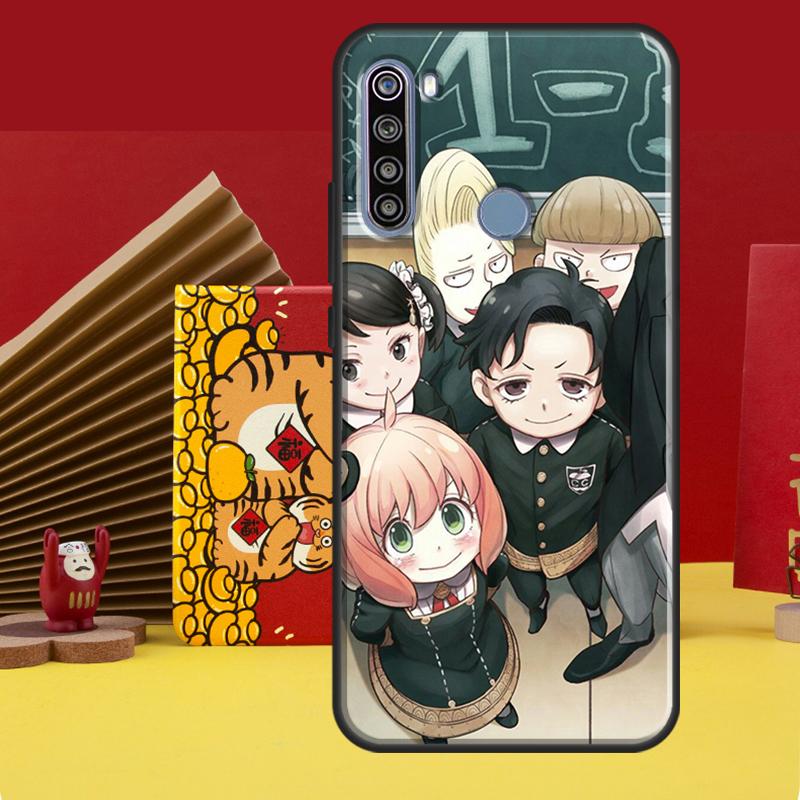 Spy X Family Anime Manga pouzdro pro Xiaomi Redmi Note 9 Pro Note 10 Pro Note 11 Pro 8T 9S 10S 9A 9T 9C Cover Coque